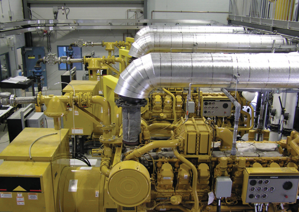 Ceci est une photo d'un équipement de production d'électricité à Guelph, Ontario.