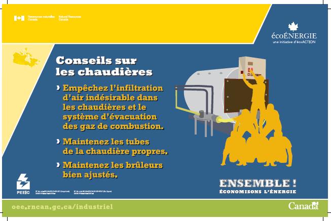 ENSEMBLE ECONOMISONS L'ENERGIE CONSEILS SUR LES CHAUDIERES (AFFICHE) (MAX 50)