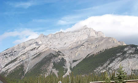 Vue de Banff.