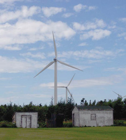 FIGURE 28 : Parc éolien expérimental, à North Cape (Île-du-Prince-Édouard).