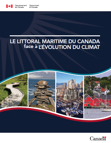 Couverture du rapport, Le littoral maritime du Canada face à l'évolution du climat