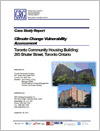 Page couverture de l'étude de cas, intitulé, Climate Change and Toronto Community  Housing