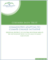 Page couverture de l'étude de cas, intitulé, Communities Adapting to Climate Change Initiative - Regional District of Central Kootenay Area D in partnership with Village of Kaslo -  Case Study