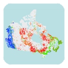 Carte de la Base nationale des données géochronologiques