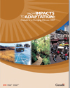 Page couverture de Vivre avec les changements climatiques au Canada : édition 2007