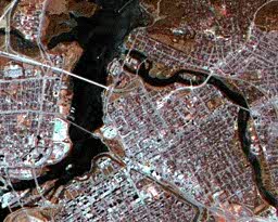 Image Landsat TM d'Ottawa, Ontario